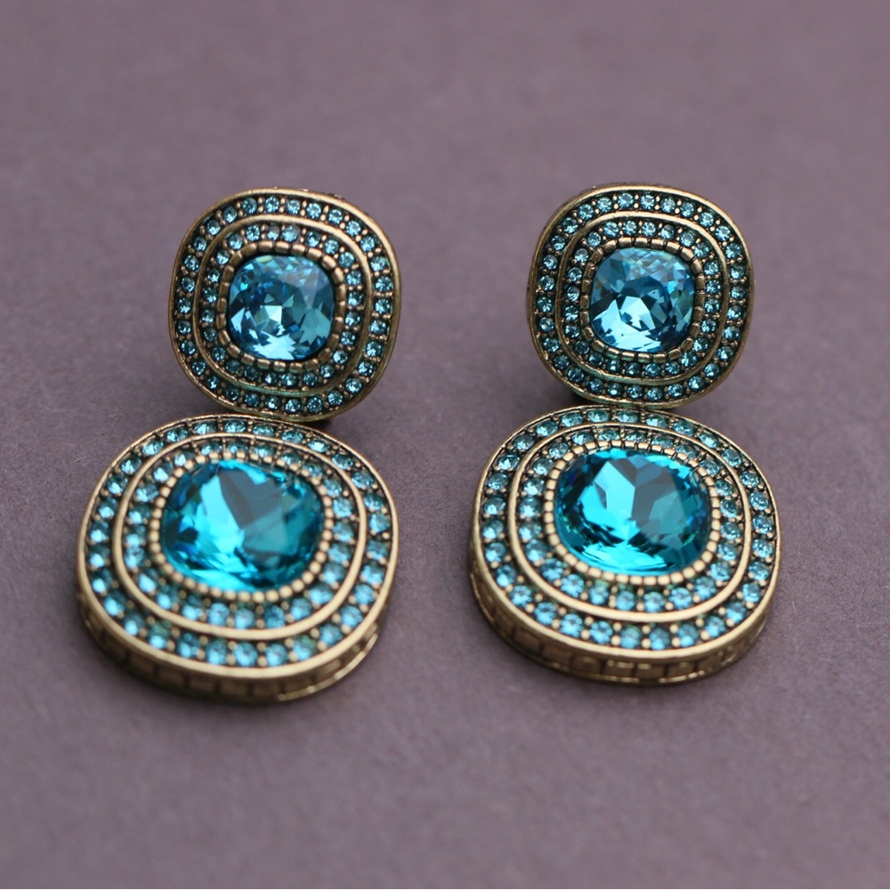 Heidi Daus Crystal Drop Earrings - Picture 3 of 3